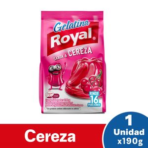 Gelatina Royal Cereza 190g