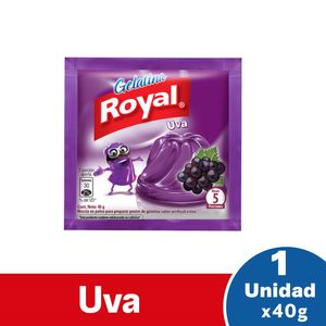 Gelatina Royal Uva 40g