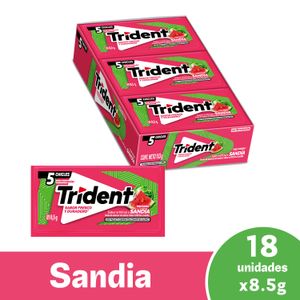 Trident 5s Sandia x18 unds