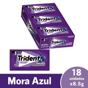 Trident 5s Mora x18 unds
