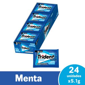 Trident 3s Menta x24 unds