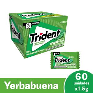 Trident 1s Yerbabuena x60 unds